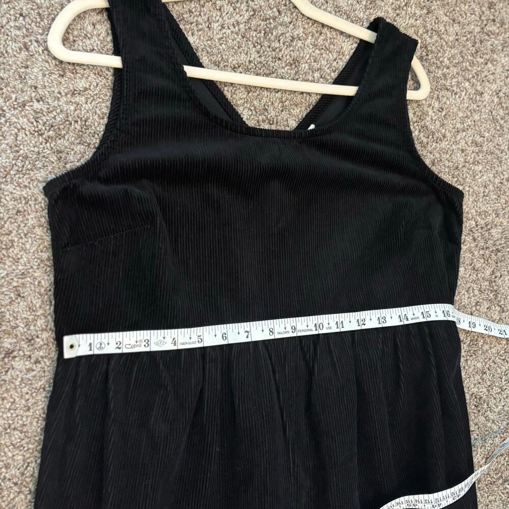 Lucy & Yak Black Corduroy Pinafore Jumpsuit - Picture 11 of 16